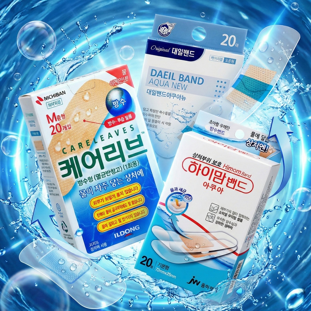 “케어리브+대일밴드+하이맘밴드 방수밴드 솔직 사용 후기, 육아 필수템 인정”